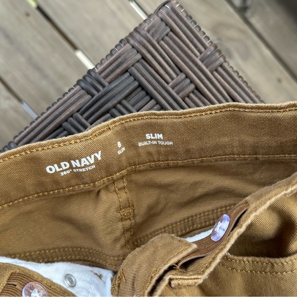 Old Navy Boys Tan Pants Size 8 Slim - Picture 3 of 3